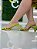 Tamanco Napa Fernanda Salto Raio Verde Limão/Lemon - Imagem 2