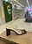 Tamanco Salto Triangulo Windes Glamour Glitter Preto - Imagem 1