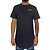 Camiseta Longline Preta Folks Style 100% Algodão Fio 30.1 - Imagem 1