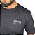 Camiseta Longline Preta Folks Style 100% Algodão Fio 30.1 - Imagem 3