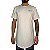 Camiseta Longline Branca Folks Style 100% Algodão Fio 30.1 - Imagem 1