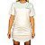 Camiseta Longline Branca Folks Style 100% Algodão Fio 30.1 - Imagem 5