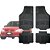 Jogo Tapete Automotivo Carpete Preto Borracha Completo Chevrolet Celta - Imagem 1