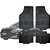 Jogo Tapete Automotivo Carpete Borracha Completo Chevrolet Onix Sedan - Imagem 1