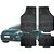 Jogo de Tapete Automotivo Carpete Preto Borracha Completo Fiat Punto - Imagem 1