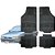 Jogo de Tapete Automotivo Carpete Preto Borracha Completo Ford Verona - Imagem 1