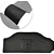 Tapete Automotivo 5 Peça Preto Borracha PVC + Tunel Strada 2021 A 2026 - Imagem 4