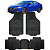 Jogo Tapete Automotivo 5 Peça Preto Borracha PVC + Tunel Nissan Sentra - Imagem 1