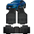 Jogo Tapete Automotivo 5 Peça Preto Borracha PVC + Tunel Peugeot 3008 - Imagem 1