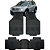 Jogo Tapete Automotivo 5 Peça Preto Borracha PVC + Tunel Renaut Duster - Imagem 1