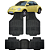 Jogo Tapete Automotivo 5 Peça Preto Borracha PVC Com Tunel New Beetle - Imagem 1