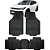 Jogo Tapete Automotivo 5 Peça Borracha PVC Com Tunel Volkswagen Tiguan - Imagem 1