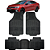 Jogo Tapete Automotivo 5 Peça Borracha PVC Com Tunel Volkswagen Virtus - Imagem 1