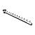 Cabideiro RT Frontal 40cm com Pinos - Encaixa Barra 20x30mm - Imagem 9