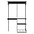 Closet Modular 1,20m - Mod 02 MDF - Imagem 4