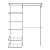 Closet Modular 1,50m - Mod 01 Aramadas - Imagem 6