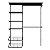 Closet Modular 1,50m - Mod 01 MDF - Imagem 4