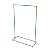 Arara Estrutura Cabideiro Desmontável 1,2m 120cm Tubo 30x30mm - Imagem 1