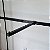 Cabideiro Rt Frontal Quadrado - Encaixe Barra 20x30mm - Imagem 3