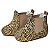 Botina Infantil Feminino em Couro Cor Leopardo Cano Curto - Modelo 1611 | Bili Bilu - Imagem 1