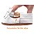Calçado Moccs Infantil Feminino em Couro Cor Branco - Modelo 3301 | Bili Bilu - Imagem 3