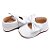 Calçado Moccs Infantil Feminino em Couro Cor Branco - Modelo 3301 | Bili Bilu - Imagem 5