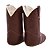 Bota Texana Infantil Unissex em Couro Cor Café - Modelo 1201 | Bili Bilu - Imagem 3