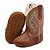 Bota Texana Infantil Unissex em Couro Cor Wisky e Mármore - Modelo 1301 | Bili Bilu - Imagem 4
