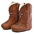 Bota Texana Infantil Unissex em Couro Cor Mel - Modelo 1309 | Bili Bilu - Imagem 1