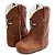 Bota Texana Infantil Unissex em Couro Cor Mel - Modelo 1309 | Bili Bilu - Imagem 2