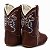 Bota Texana Infantil Unissex em Couro Cor Café - Modelo 1321 | Bili Bilu - Imagem 3
