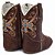 Bota Texana Infantil Unissex em Couro Cor Café - Modelo 1311 | Bili Bilu - Imagem 3