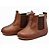 Botina Infantil Unissex em Couro Cor Wisky Cano Curto - Modelo 1605 | Bili Bilu - Imagem 1