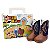 Bota Texana Infantil Unissex em Couro Cor Wisky e Azul - Modelo 1404 | Bili Bilu - Imagem 5