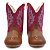Bota Texana Infantil Feminina em Couro Cor Wisky e Pink - Modelo 1408 | Bili Bilu - Imagem 2