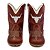 Bota Texana Infantil Unissex em Couro Cor Havana - Modelo 1313 | Bili Bilu - Imagem 2