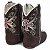 Bota Texana Infantil Feminina em Couro Cor Brown - Modelo 1307 | Bili Bilu - Imagem 3