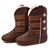 Bota Texana Infantil Unissex em Couro Cor Café e Mel - Modelo 1306 | Bili Bilu - Imagem 1