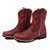 Bota Texana Infantil Feminina em Couro Cor Marsala - Modelo 5020 | Bili Bilu - Imagem 1