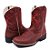 Bota Texana Infantil Feminina em Couro Cor Marsala - Modelo 5020 | Bili Bilu - Imagem 3