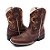 Bota Texana Infantil Unissex em Couro Cor Café - Modelo 5018 | Bili Bilu - Imagem 3