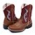 Bota Texana Infantil Feminina em Couro Cor Wisky e Bordô - Modelo 5015 | Bili Bilu - Imagem 3