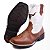 Bota Texana Infantil Unissex em Couro Cor Telha e Branco - Modelo 5004 | Bili Bilu - Imagem 4