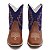 Bota Texana Infantil Unissex em Couro Cor Wisky e Azul - Modelo 5007 | Bili Bilu - Imagem 2