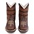 Bota Texana Infantil Unissex em Couro Cor Café e Mel - Modelo 5002 | Bili Bilu - Imagem 2