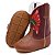 Bota Texana Infantil Feminina em Couro Cor Wisky e Marsala - Modelo 1317 | Bili Bilu - Imagem 3