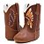 Bota Texana Infantil Unissex em Couro Cor Wisky e Tam - Modelo 1319 | Bili Bilu - Imagem 3