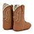 Bota Texana Infantil Unissex em Couro Cor Âmbar  - Modelo 1322 | Bili Bilu - Imagem 3