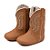 Bota Texana Infantil Unissex em Couro Cor Âmbar  - Modelo 1322 | Bili Bilu - Imagem 1
