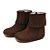 Bota Infantil Feminina em Couro com Franja Cor Chocolate Cano Curto - Modelo 1810 | Bili Bilu - Imagem 1